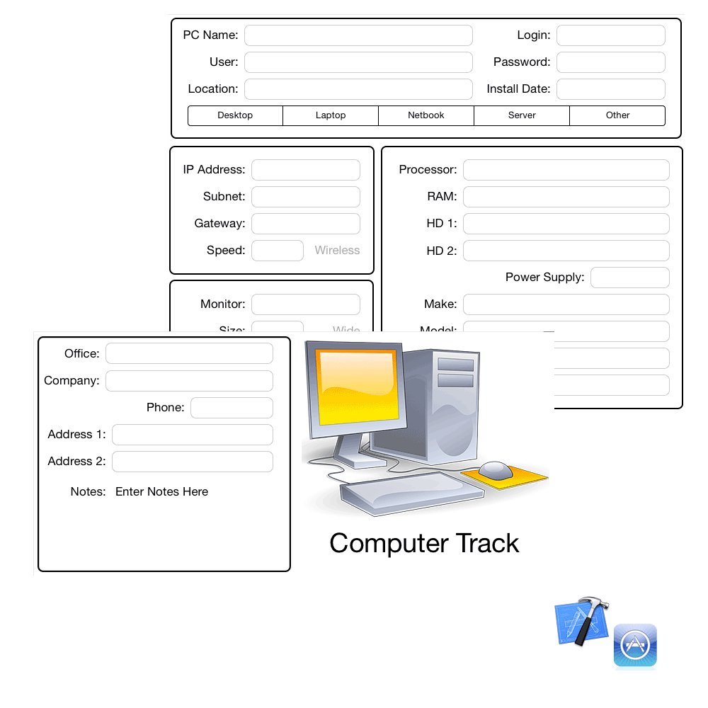 Computer Track Screen Concepts